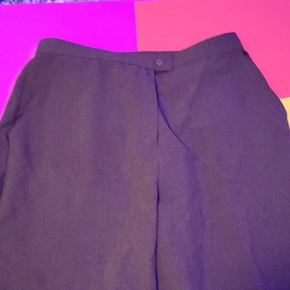 Navy green large plaid pants - Picture 1 of 3